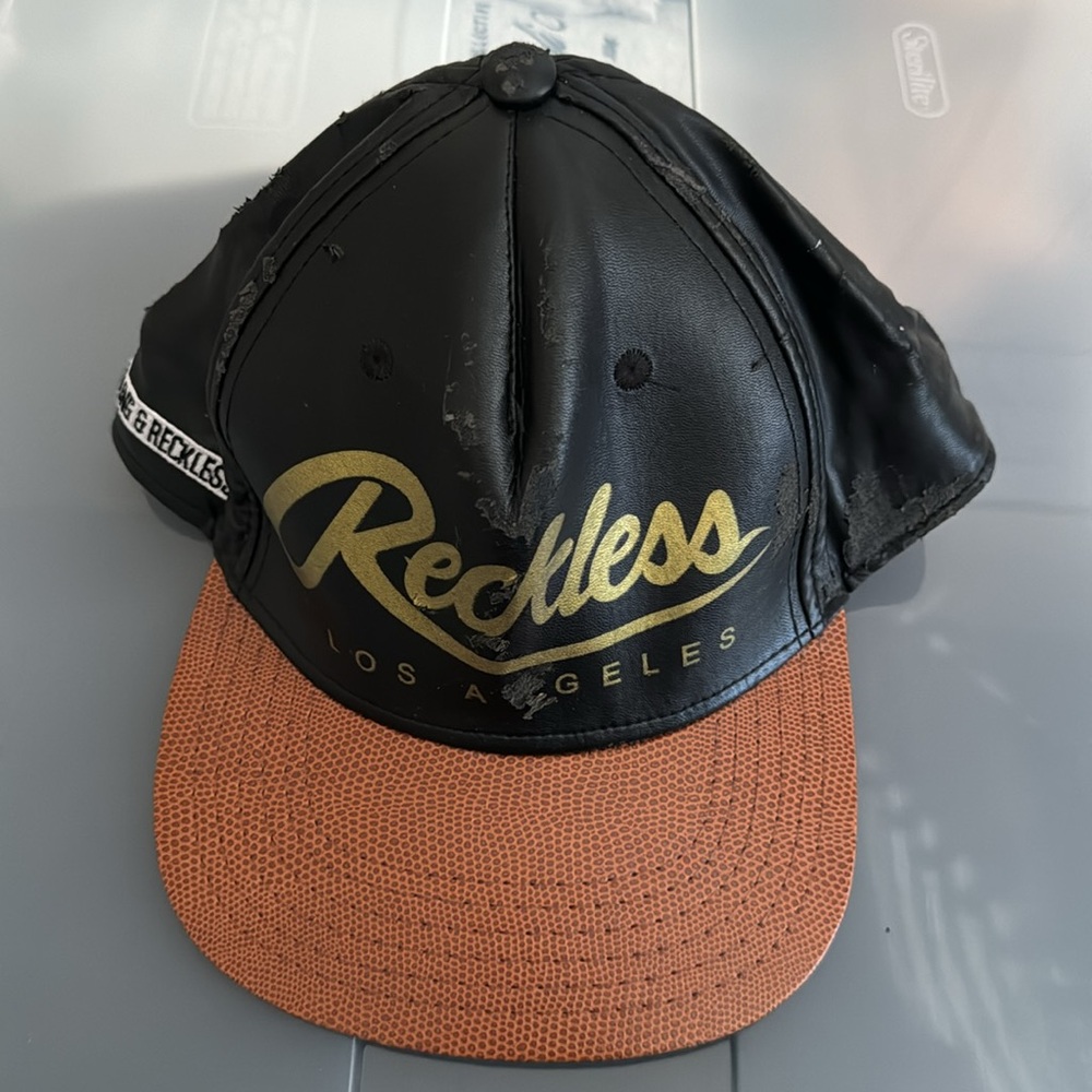 Young & Reckless Los Angeles Hat Size OS Color Black Cognac
